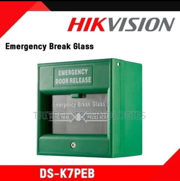 Hikvision Ds-K7p07 Emergency Brack Glass (Green) · Photo 1