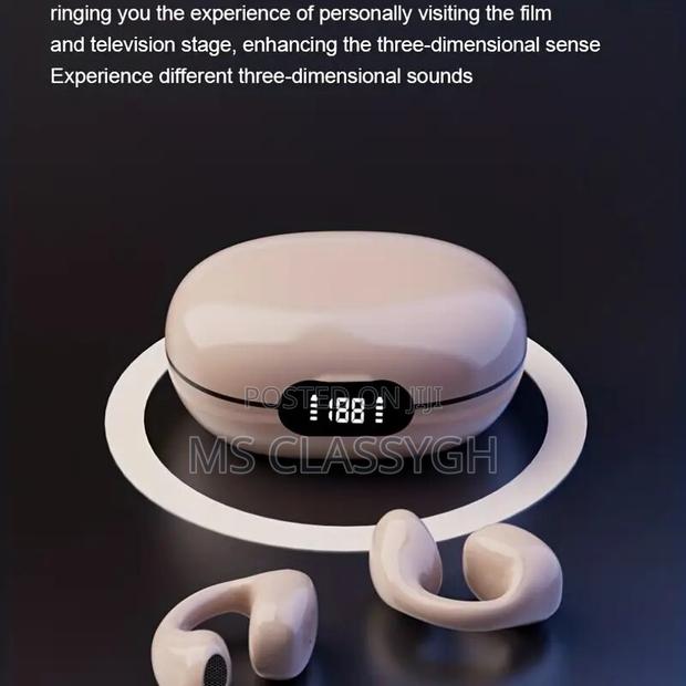 Bluetooth Earbuds Ear Clip Non-in-Ear Digital Display Wearin · Photo 1