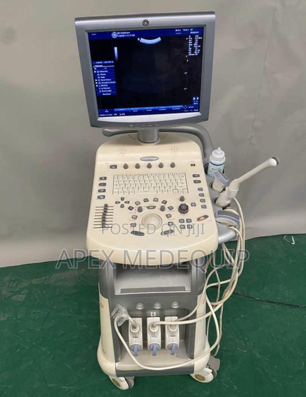 GE Logic P3 Expert Ultrasound Machine + 3 Probes · Photo 1