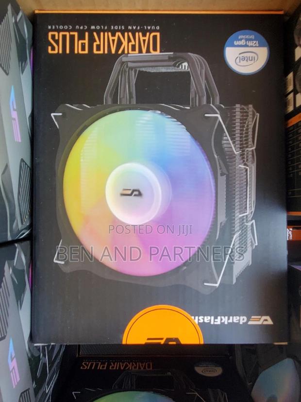 Darkair Plus CPU Cooler, Dual Fans, Supports 12th Gen AMD · Photo 2