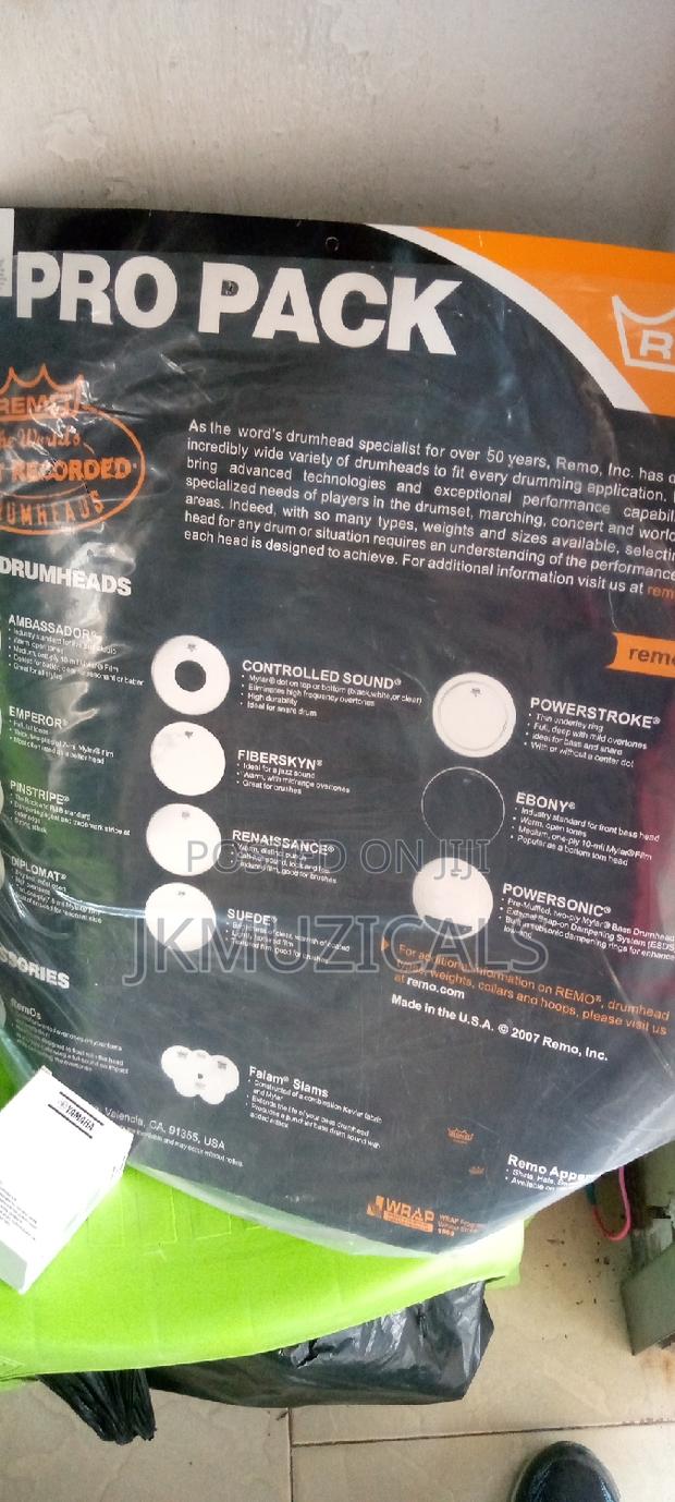 Drumheads_ Vellum Set _ Remo_ Pro Pack · Photo 1