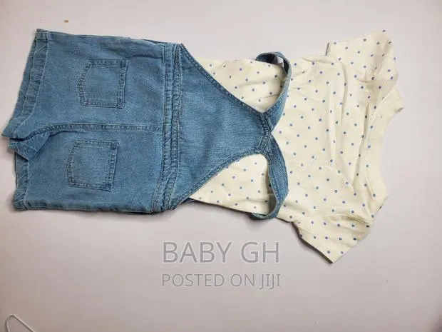 George Brace Denim Shorts and Top · Photo 1