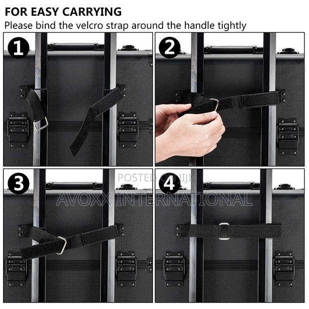 Omysalon MF-MCA201B Aluminum 2-in-1 Makeup Train Case Black · Photo 7
