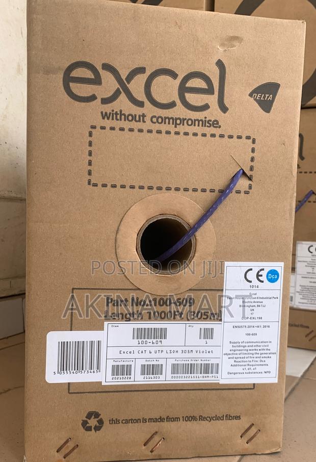 Excel Cat6 Cables Network Cat6 Cable Excel 305m · Photo 1