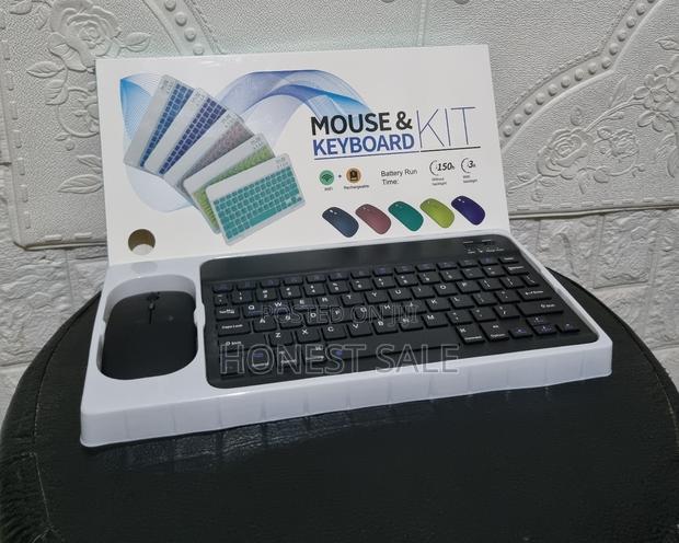 Mini Rechargeable Wireless Keyboard With Mouse · Photo 1