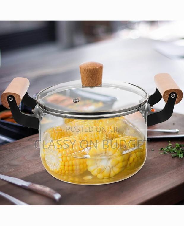 Transparent Glass Cooking Pot · Photo 3