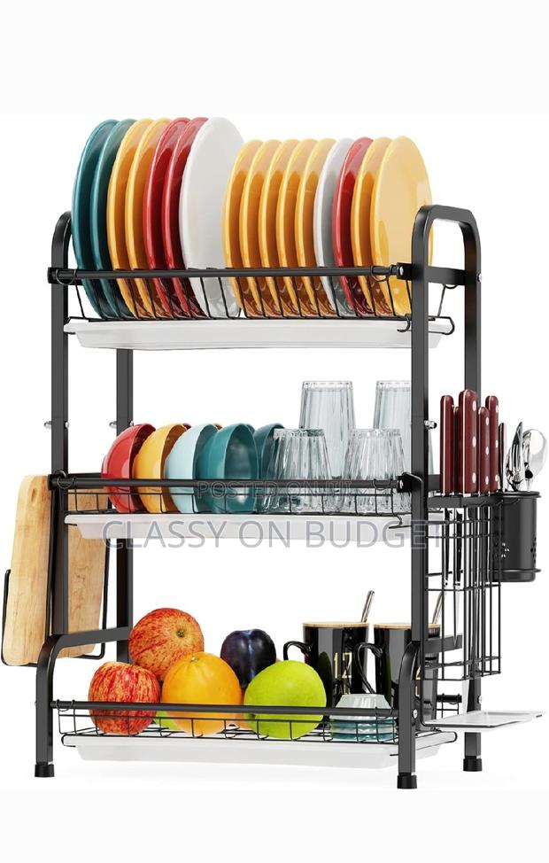 3 Layer Multifunctional Dish Rack · Photo 1
