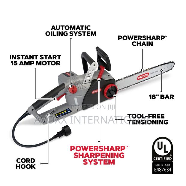 Oregon CS1500 18" Self-Sharpening Corded Electric Chainsaw · Photo 2