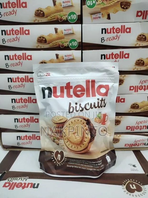 Nutella Biscuit in Resealable Bag 304g With Hazelnuts Chocolate Spread · Photo 1