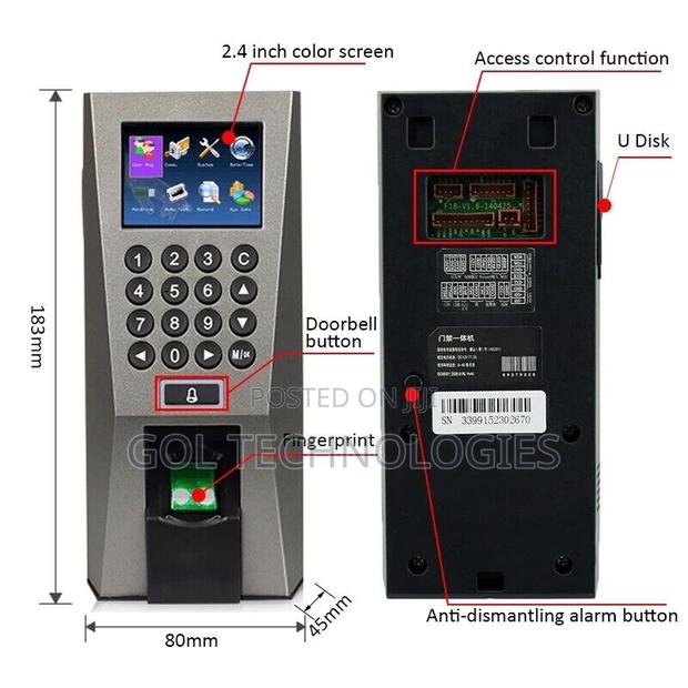 Zkteco F18 Access Control ZKTECO Original Branded