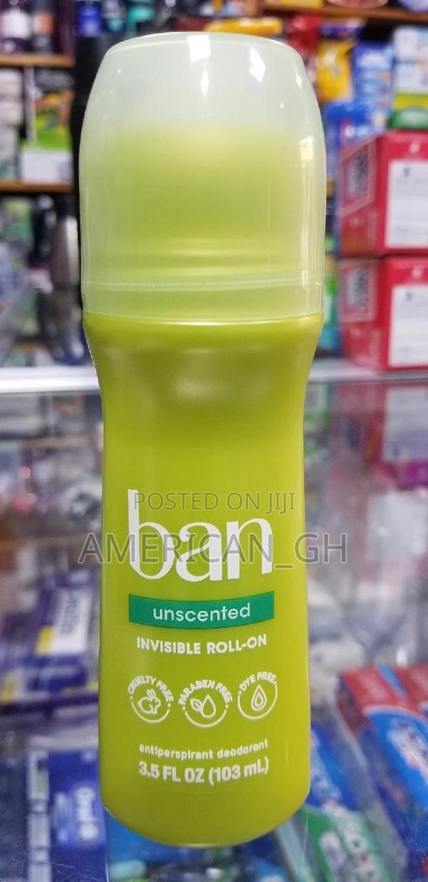 BAN Unscented Invisible Roll-On · Photo 1
