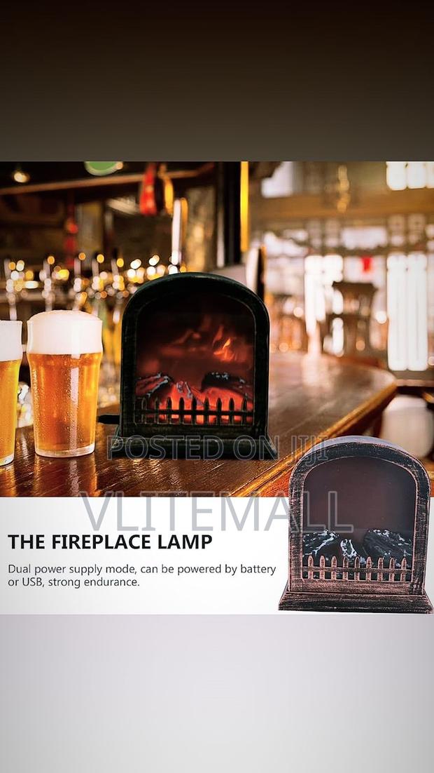 LED Fireplace Lantern · Photo 1