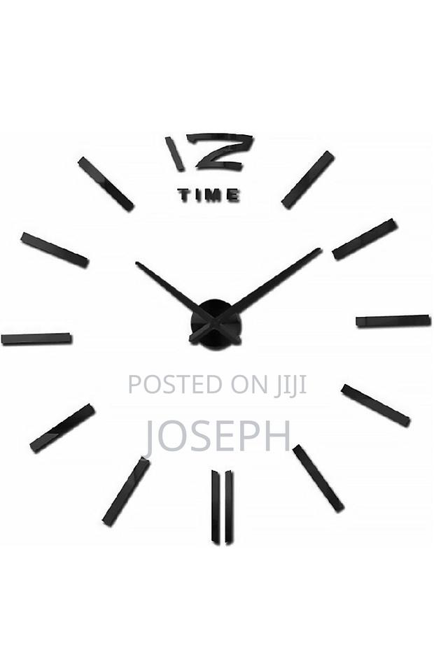 3d Wall Clock Big Type 3 · Photo 1