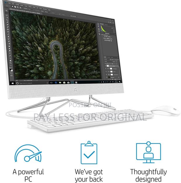 New Desktop Computer HP AiO 24 8GB Intel Core I5 SSD 256GB · Photo 1