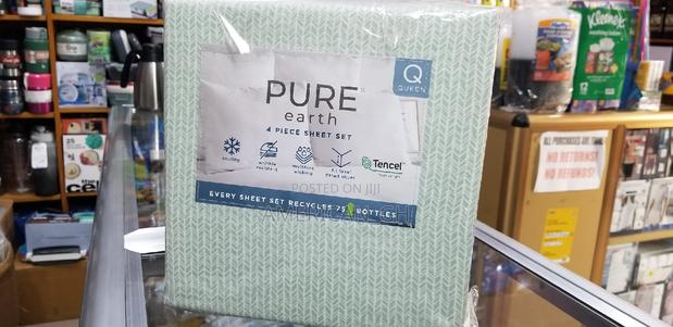 4 Pieces Pure Earth Sheet Set 300 Thread Count(Q/K) · Photo 1