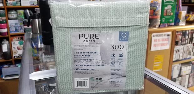 4 Pieces Pure Earth Sheet Set 300 Thread Count(Q/K) · Photo 2