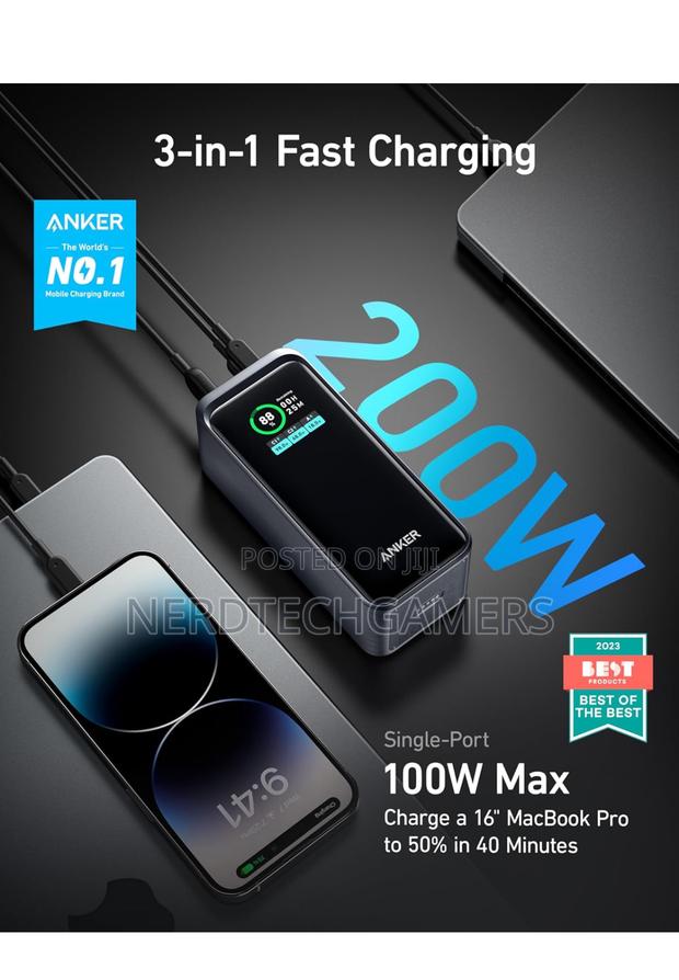 Anker Prime 20000mah 200W Powerbank · Photo 3