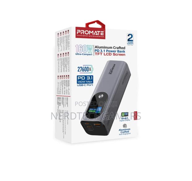 Promate Aluminum Crafted Power Bank 160w · Photo 2