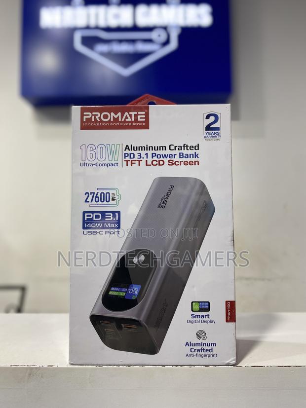 Promate Aluminum Crafted Power Bank 160w · Photo 1