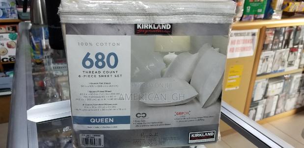 Kirkland Signature 680 Thread Count 6pieces Sheet Set(Queen) · Photo 1