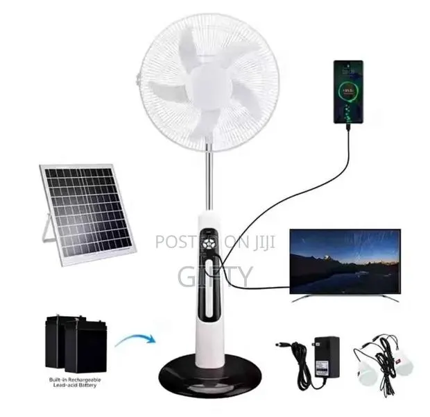 Solar Standing Fan · Photo 1