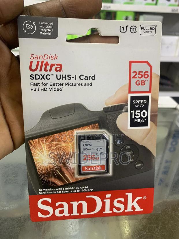 Sandisk 256GB Ultra SDHC UHS-I HD Camera Memory Card 150mb/S · Photo 2