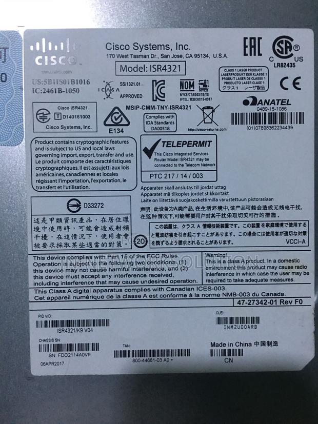 Cisco ISR4321 ROUTER 4300 Series · Photo 2