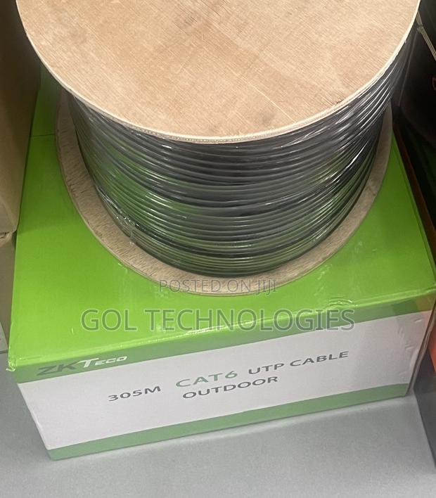 Outdoor Cat6 Networking Cable Copper 305M ZKTECO · Photo 2