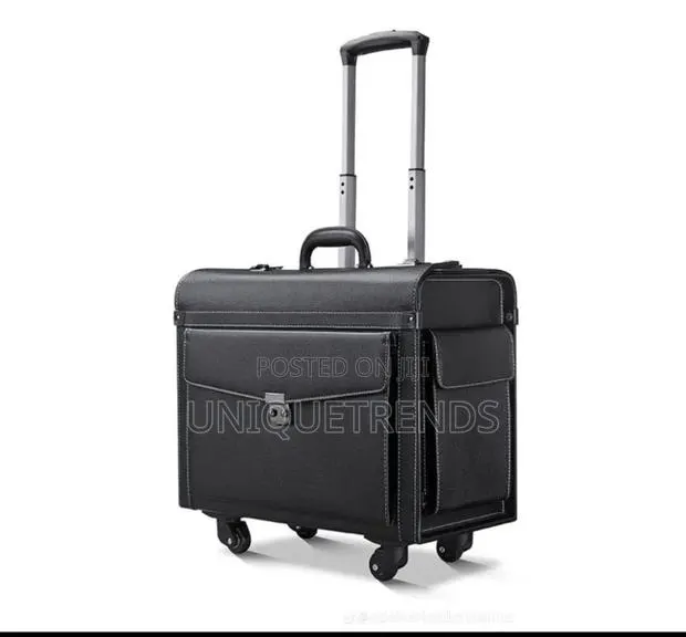 Leather Flight Trolley Case (Pilot Suitcases) · Photo 1