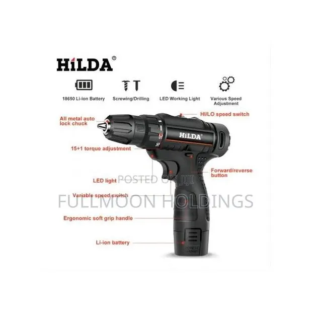 12v Home Cordless Drill Power Tools Rechargeable · Photo 1