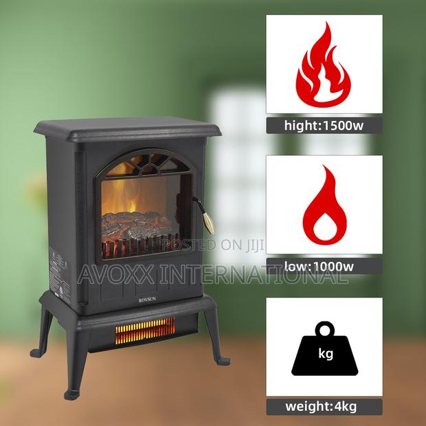 Zokop 22.4" Electric Fireplace Infrared Quartz Heater Ht1108 · Photo 4