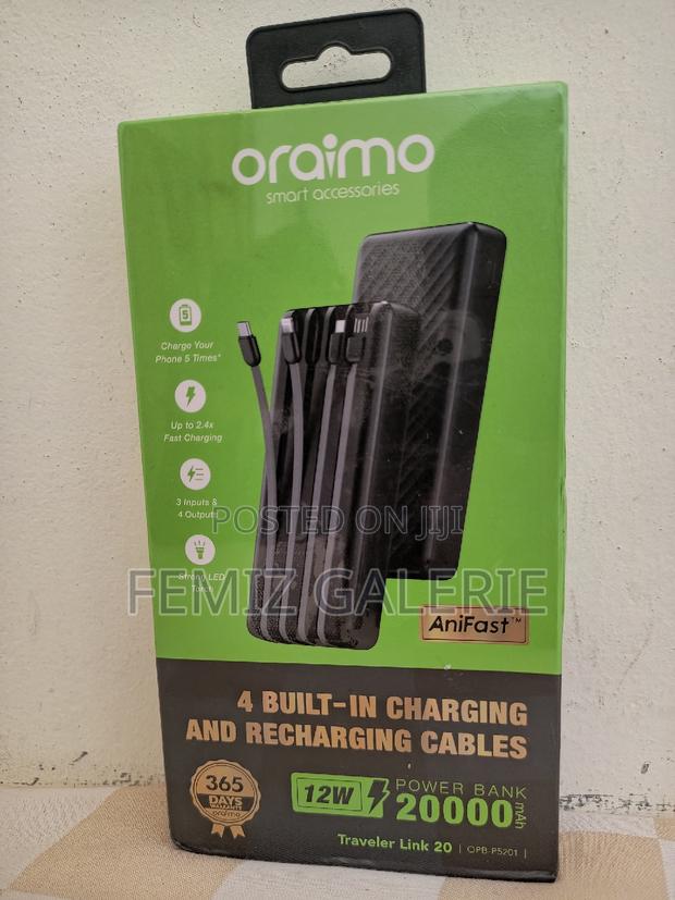 Oraimo Traveler Link 20 20000mah 12w Power Bank · Photo 2