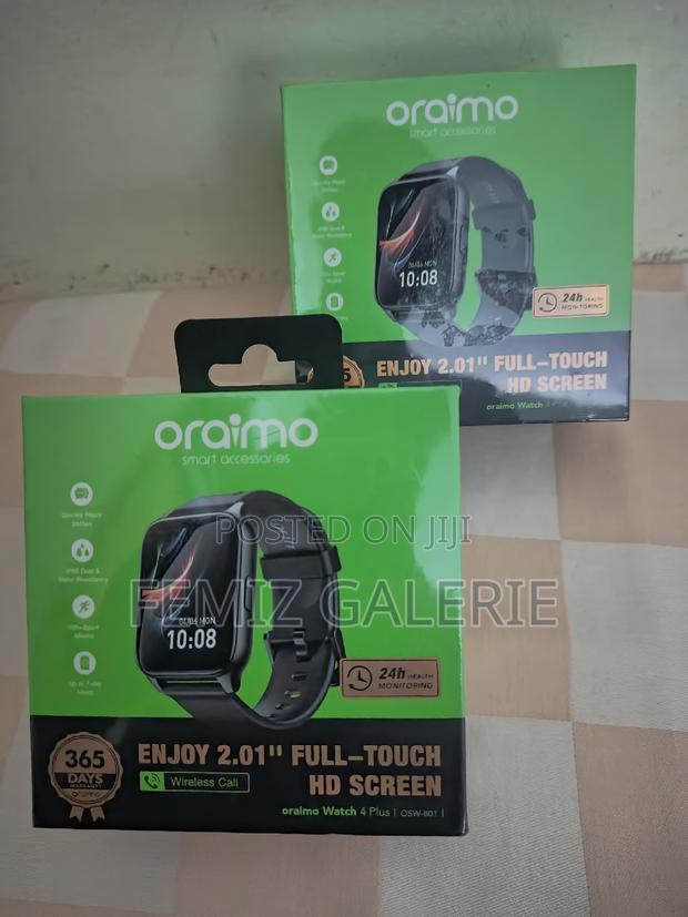 Oraimo Watch 4 Plus 2.01′′ Hd Ip68 Smart Watch · Photo 1