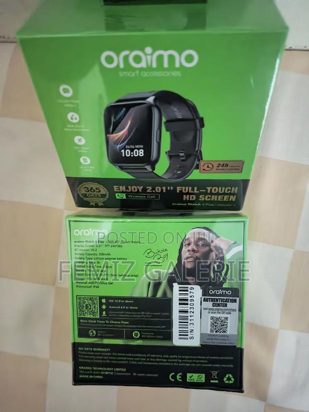 Oraimo Watch 4 Plus 2.01′′ Hd Ip68 Smart Watch · Photo 4