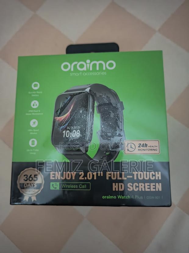 Oraimo Watch 4 Plus 2.01′′ Hd Ip68 Smart Watch · Photo 2