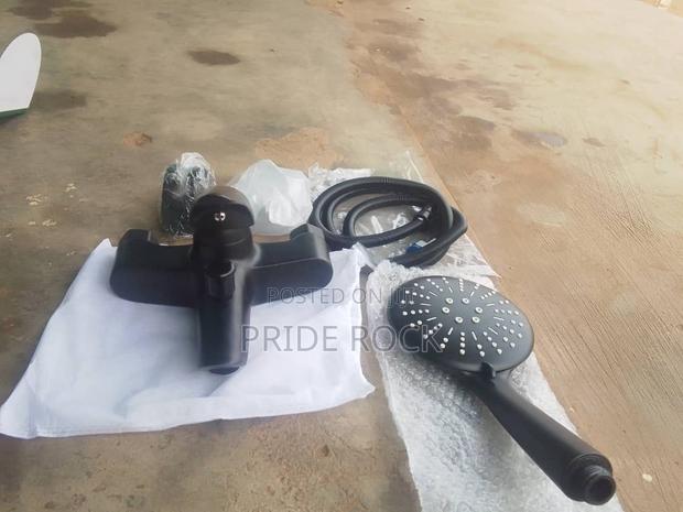 Black Telephone Shower Faucet Tap, Two in One Tap, Antirust · Photo 1
