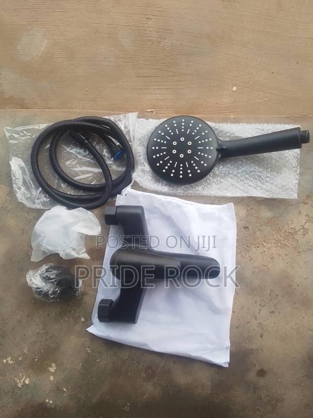 Black Telephone Shower Faucet Tap, Two in One Tap, Antirust · Photo 3