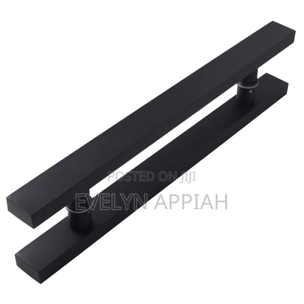 Black Stainless Steel 2ft Pull Handles (Heavy) · Photo 1