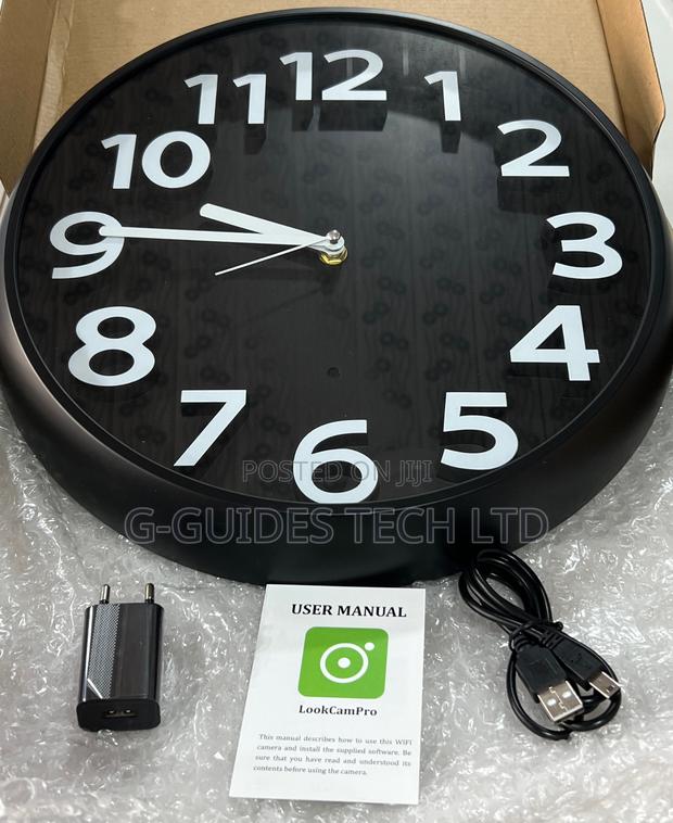 Vicstar Wall Clock Hidden Camera, Wall Clock Wi-fi Security Spy Camera · Photo 5