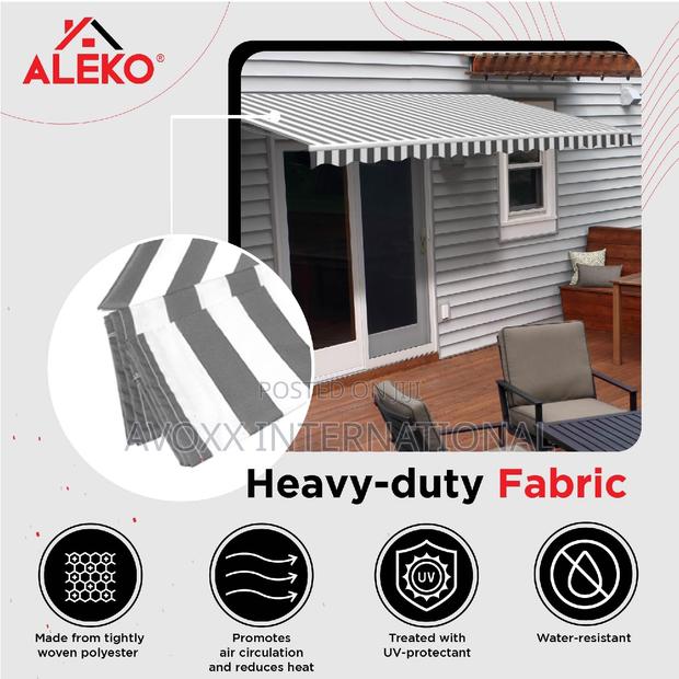 Aleko 36 Fabric Awning Replacement for Retractable Patio · Photo 5