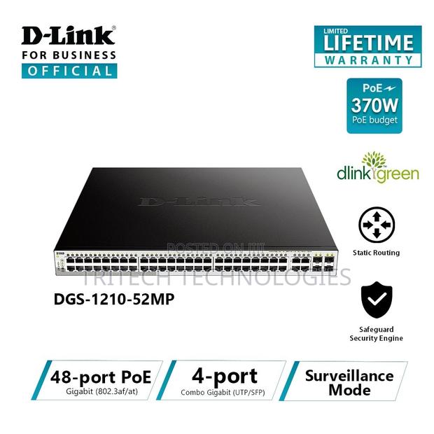 D-Link 52port Gigabit Smart Managed Switch DGS-1210-52mp · Photo 1