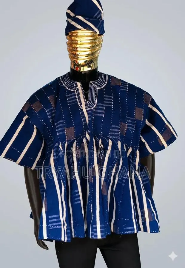 Smock Fugu for Men – Premium Weave, Tryahu Ghana · Photo 1