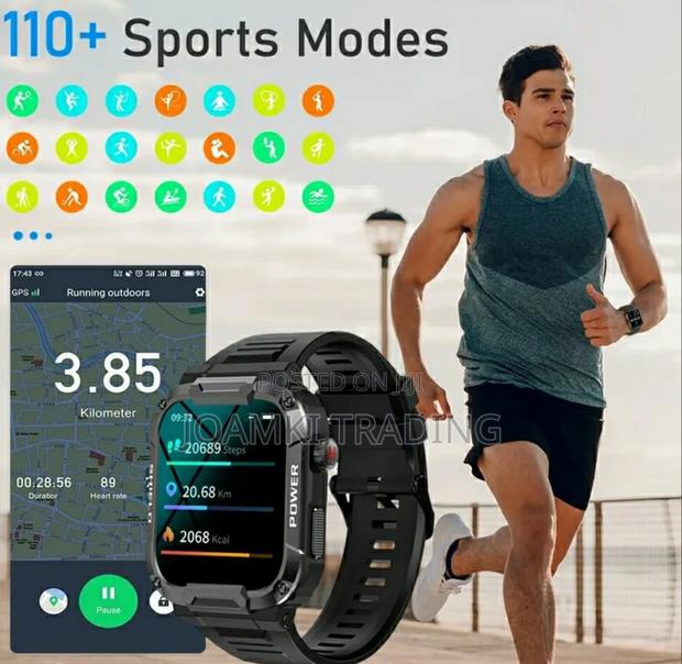 Rugged Smartwatch/Blutooth Call/Health Monitor/Ip68/Ios/Andr · Photo 8