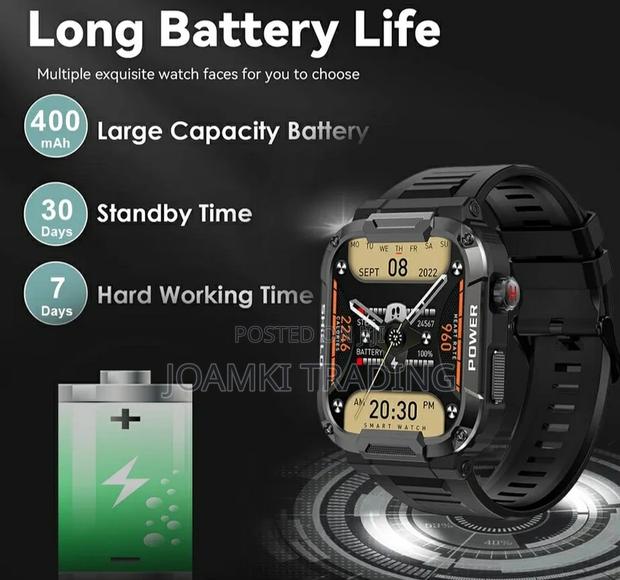 Rugged Smartwatch/Blutooth Call/Health Monitor/Ip68/Ios/Andr · Photo 7