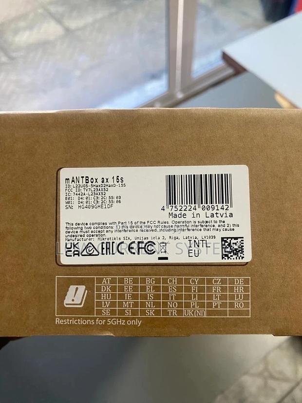 Mikrotik Mantbox Ax 15s Wifi Access Point Uisp PTMP Network · Photo 1