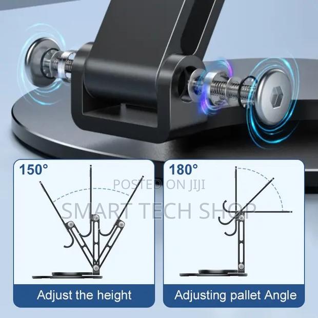 360 Rotating Phone Tablet Stand Desktop Foldable Adjustable · Photo 5