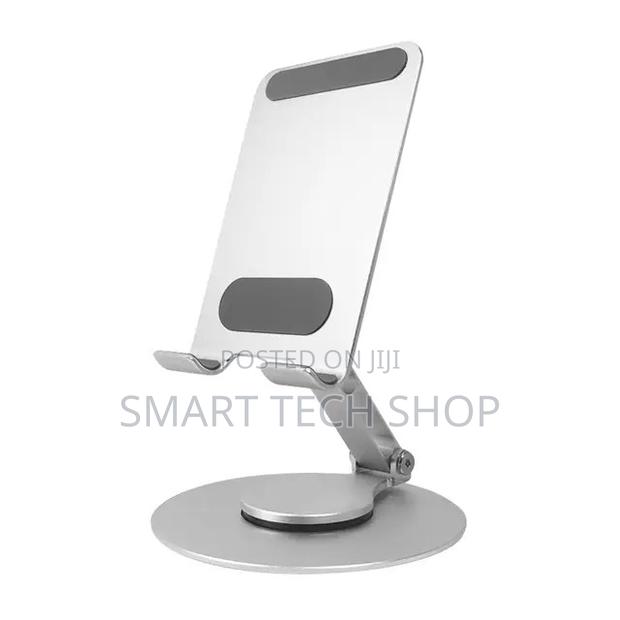 360 Rotating Phone Tablet Stand Desktop Foldable Adjustable · Photo 1