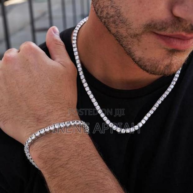 Tennis Necklace and Bracelet Set · Photo 1