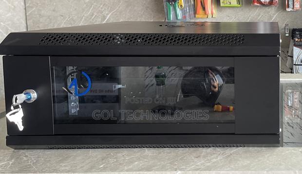 4u Network Rack or Cabinet 530x240x450 Side Open With Tray Ak Power · Photo 4