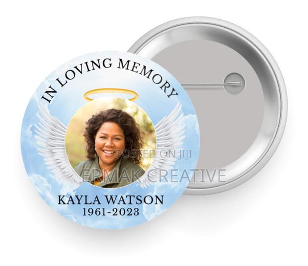 Funeral / Memorial Custom Badges · Photo 4